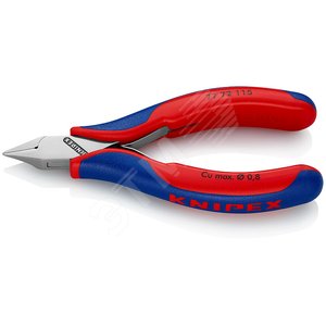 Кусачки боковые для электроники 115 мм - Knipex