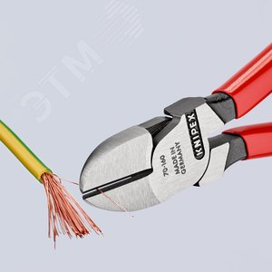 Бокорезы резка - мягкая проволока 4мм проволока средней твердости 3мм твердая проволока 2мм L=160мм 62HRC обливные рукоятки блистер цвет черный 7