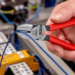 Бокорезы резка - мягкая проволока 4мм проволока средней твердости 3мм твердая проволока 2мм L=160мм 62HRC обливные рукоятки блистер цвет черный 5