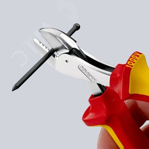 Бокорезы компактные X-CUT VDE 1000V резка - мягкая проволока 48мм проволока средней твердости 38мм твердая проволока 27мм рояльная струна (HRC 59) 22мм L=160мм диэлкектрические хромированные двухкомпонентные рукоятки блистер - фото 8