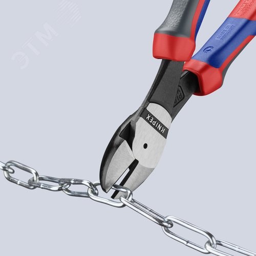 Бокорезы резка - проволока средней твердости 42мм твердая проволока 3мм рояльная струна (HRC 59) 25мм L=200мм 3-компонентные рукоятки, черненные - фото 4