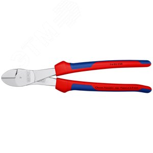 Бокорезы резка - проволока средней твердости 46мм твердая проволока 35мм рояльная струна (HRC 59) 3мм L=250мм хромированные двухкомпонентные рукоятки 3