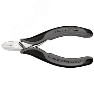 Кусачки боковые для электроники антистатические 115 мм 3