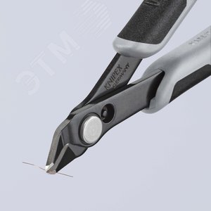 Бокорезы ESD прецизионные для тонких работ ElecTronic Super KNips антистатические мягкая проволока 02-16мм средней твердости 12мм L=125мм высокочастотная закалка режущих кромок до 64HRC черные 2-компонентные рукоятки - фото 8