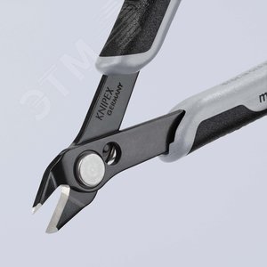 Бокорезы ESD прецизионные для тонких работ ElecTronic Super KNips антистатические мягкая проволока 02-16мм средней твердости 12мм L=125мм высокочастотная закалка режущих кромок до 64HRC черные 2-компонентные рукоятки - фото 10
