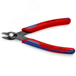 Бокорезы прецизионные ElecTronic Super KNips XL для тонких работ режущая кромка без фаски мягкая проволока 02-21мм проволока средней твердости 14 мм L=140мм высокочастотная закалка режущих кромок до 64HRC двухкомпонентные рукоятки - фото 3