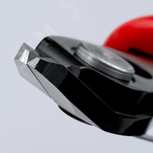Бокорезы прецизионные ElecTronic Super KNips XL для тонких работ режущая кромка без фаски мягкая проволока 02-21мм проволока средней твердости 14 мм L=140мм высокочастотная закалка режущих кромок до 64HRC двухкомпонентные рукоятки - фото 4