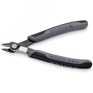 Бокорезы ElecTronic Super KNips ESD вороненые 125 мм - фото 3