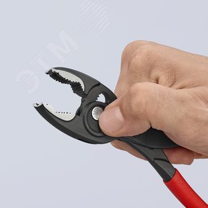 Клещи захватные TwinGrip 4 - 22 мм длина 200 мм черненные обливные рукоятки - фото 9