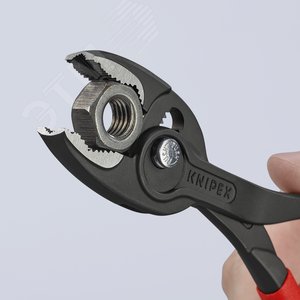 Клещи захватные TwinGrip 4 - 22 мм длина 200 мм черненные обливные рукоятки - фото 14