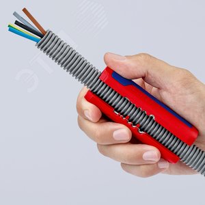 Труборез TwisTCuT для гофротрубы 13-32мм зачистка 02-4мм L=100мм блистер - фото 9