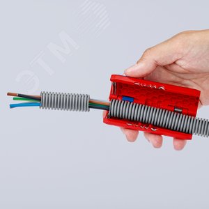 Труборез TwisTCuT для гофротрубы 13-32мм зачистка 02-4мм L=100мм блистер - фото 17