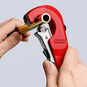 Труборез для стали и цветных металлов TubiX рез: d 6 - 35 мм (1/4-1 3/8) толщина стенок до 2 мм L-260 мм блистер - фото 8