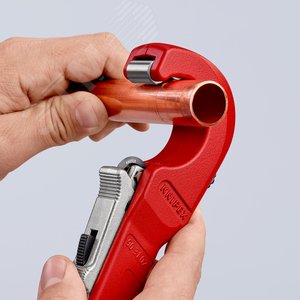 Труборез для стали и цветных металлов TubiX рез: d 6 - 35 мм (1/4-1 3/8) толщина стенок до 2 мм L-260 мм блистер - фото 18