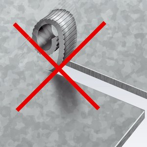 Ножницы просечные по листовому металлу (клещи высечные) рез: сталь медь алюминий 12 мм пластик 2 мм L-280 мм 2-компонентные рукоятки - фото 4