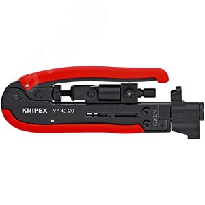 Компрессионный инструмент для штекеров (F BRC RCA) на коаксиальный кабель подходит для кабеля RG 59 / 6 / 11 L-175 мм - фото 2