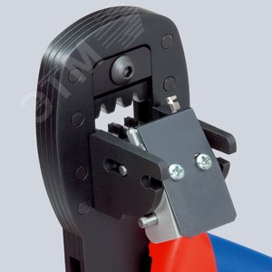 Пресс-клещи для миниатюрных штекеров параллельный обжим штекеры Micro-FiT™ Molex LLC кол-во гнёзд: 3 AWG 30-26/24-22/20 L-190 мм 2-компонентные рукоятки - фото 6