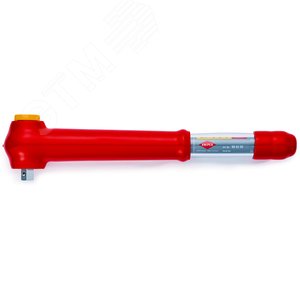 Ключ динамометрический VDE 1000V DR 1/2 5 - 50 Н·м L-385 мм диэлектрический - фото 2