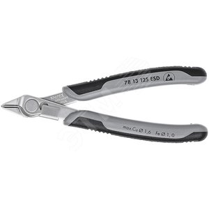 Бокорезы ElecTronic Super KNips ESD 125 мм - Knipex
