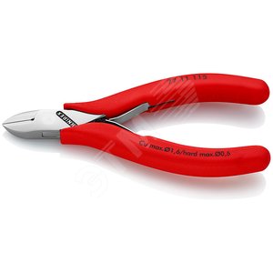 Кусачки боковые для электроники 115 мм - Knipex