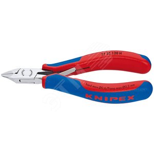 Кусачки боковые для электроники 120 мм - Knipex