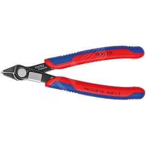 Бокорезы ElecTronic Super KNips вороненые 125 мм - Knipex