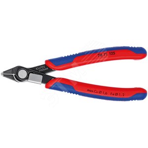 Бокорезы ElecTronic Super KNips вороненые 125 мм - Knipex