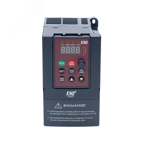 Частотный преобразователь ESQ-A200-2S0022 2.2кВт 200-260В (для однофазного двигателя) (08.04.215493) - ESQ