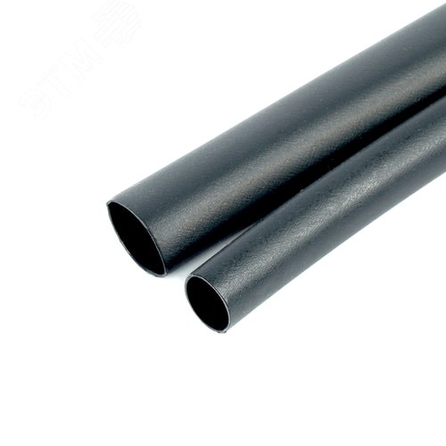 Трубка термоусадочная набор N9 длина 10 см., коэф. усадки 3:1, черный, (12шт в упаковке), 4