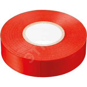 Изолента ПВХ 0,13x15 мм. 20м. красная, - Feron