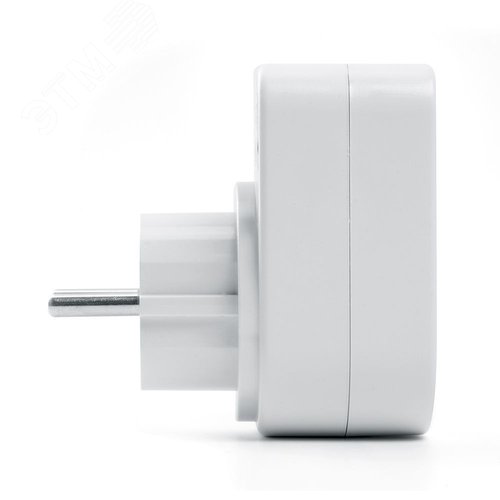 Переходник сетевой с/з c 2 USB 2,1А,, 250В, 16A, IP20, белый - фото 2