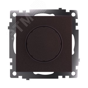 Выключатель диммирующий TRIAC (механизм) 250В, 500W, серия Катрин, шоколад Stekker - фото 8
