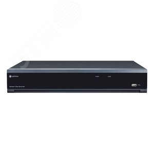 Видеорегистратор IP 32-х канальный 8МП, HDD 4 SATA до 8 ТБ NVR-8324 - Optimus CCTV