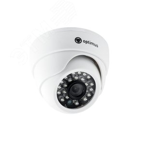 Видеокамера IP 2.1Мп купольная объектив 2.8мм     ИК-подсветка 20м IP20 (IP-E022.1(2.8)E_V.2) - Optimus CCTV