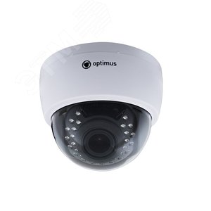 Видеокамера 5МП IP купольная 2.8-12мм внутренняя  ИК-подсветка 25м IP20 (IP-E025.0(2.8-12)P_V.5) - Optimus CCTV