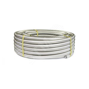 Труба гофрированная из нержав стали SS304 15А, отожженная, 100м - Stahlmann