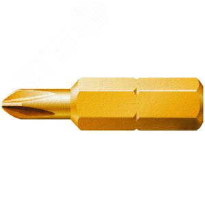 Бита 851/1 ADC PH алмазное покрытие заостренные грани наконечника хвостовик 1/4 C 6.3 PH 1 x 25 мм (WE-134940) - WERA