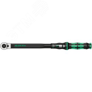 Ключ динамометрический с регулировкой момента затяжки Click-Torque C 3 Push R/L для правой и левой резьбы 40-200 Нм - WERA