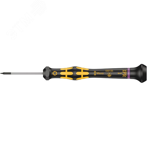 Отвёртка антистатическая для прецизионных работ 1567 IPR TORX PLUS ESD Kraftform Micro 1 IPR x 40 мм - WERA