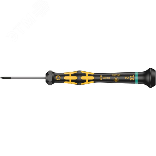 Отвёртка антистатическая для прецизионных работ 1567 TORX ESD Kraftform Micro TX 2X40 мм - WERA