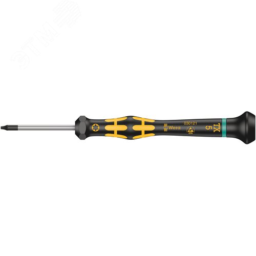 Отвертка антистатическая для прецизионных работ 1567 TORX ESD Micro TX 5X40 мм - WERA