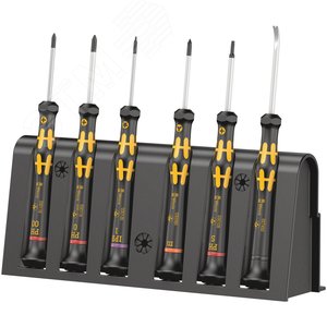 Набор для ремонта смартфонов Kraftform Micro 6 ESD 1, 6 предметов - WERA
