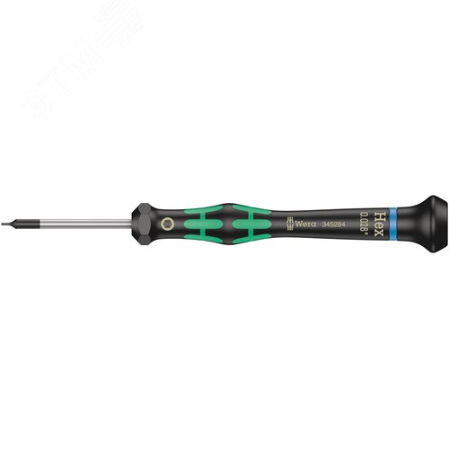 Отвёртка шестигранная 2054 Hex-Plus Kraftform Micro для прецизионных работ 0.028X40 мм - WERA