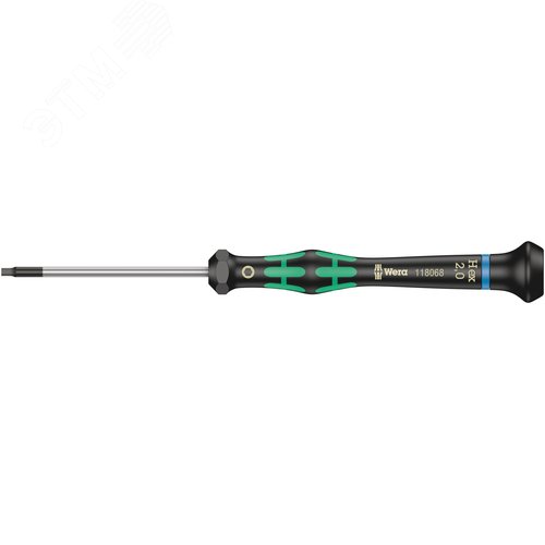 Отвертка шестигранная для прецизионных работ 2054 Hex-Plus Micro 2X60 мм - WERA