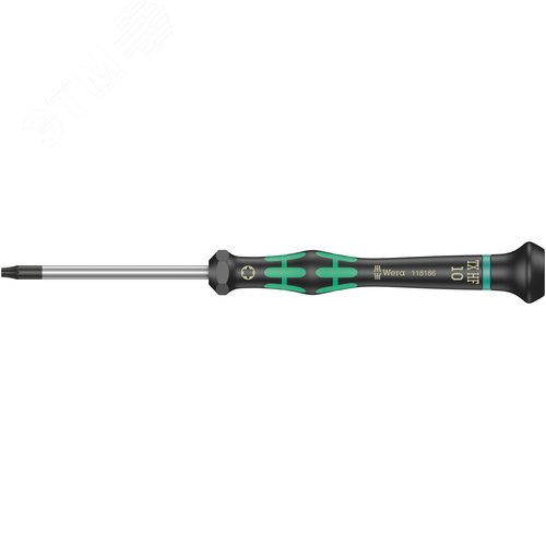 Отвертка для прецизионных работ 2067 TORX HF Micro с фиксацией крепежа TX 10X60 мм - WERA