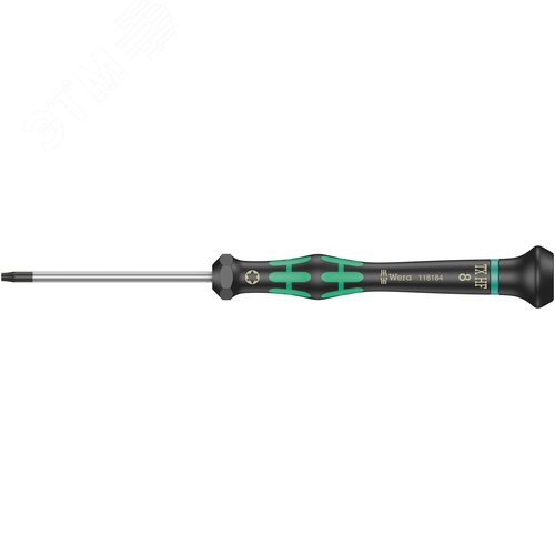 Отвертка для прецизионных работ 2067 TORX HF Micro с фиксацией крепежа TX 8X60 мм - WERA