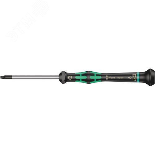 Отвертка для прецизионных работ 2067 TORX HF Micro с фиксацией крепежа TX 9X60 мм - WERA