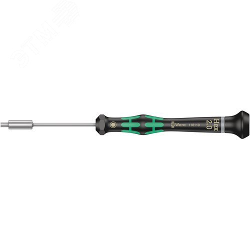 Отвертка торцевая для прецизионных работ 2069 Micro 2X60 мм - WERA
