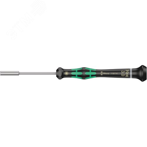 Отвертка торцевая для прецизионных работ 2069 Micro 3X60 мм - WERA
