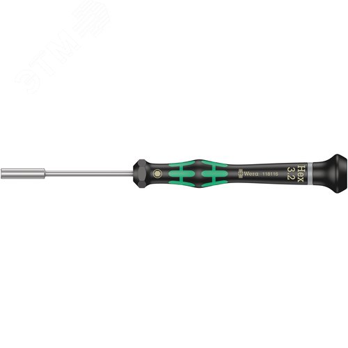 Отвертка торцевая для прецизионных работ 2069 Micro 3.2X60 мм - WERA